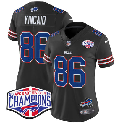 Women's Bills 2024 AFC East Division Champions Vapor Limited Jersey - All Stitched