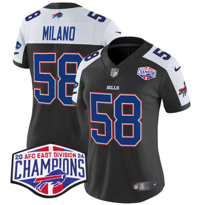 Women's Bills 2024 AFC East Division Champions Vapor Limited Jersey - All Stitched