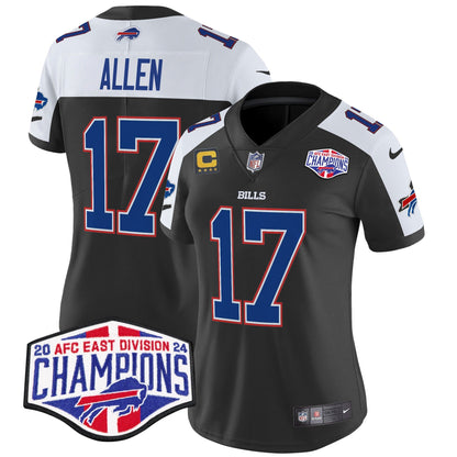 Women's Bills 2024 AFC East Division Champions Vapor Limited Jersey - All Stitched