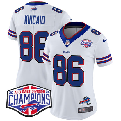 Women's Bills 2024 AFC East Division Champions Vapor Limited Jersey - All Stitched
