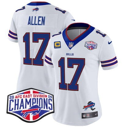 Women's Bills 2024 AFC East Division Champions Vapor Limited Jersey - All Stitched