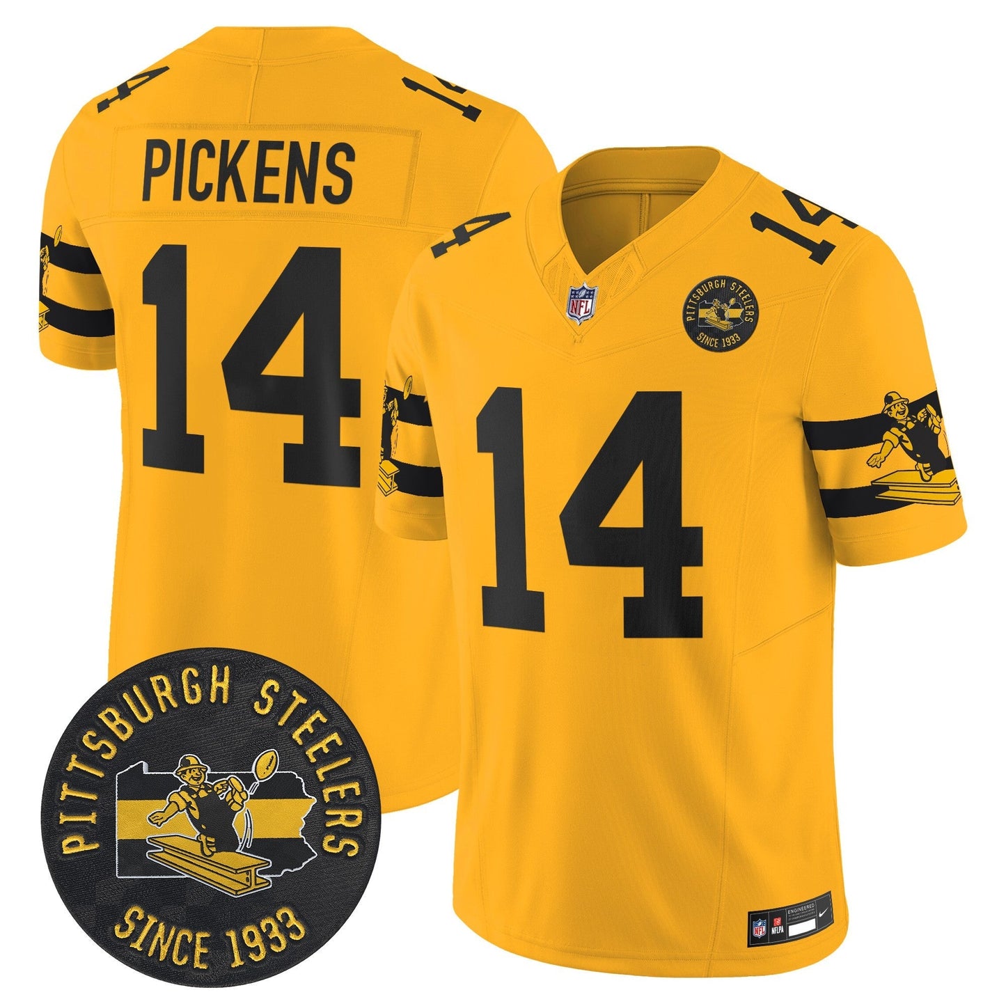 PIT Throwback 1933 Patch Vapor Limited Jersey - All Stitched