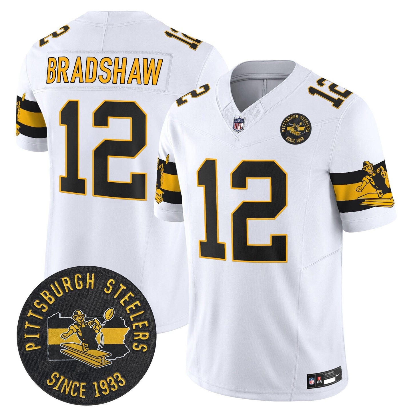 PIT Throwback 1933 Patch Vapor Limited Jersey - All Stitched