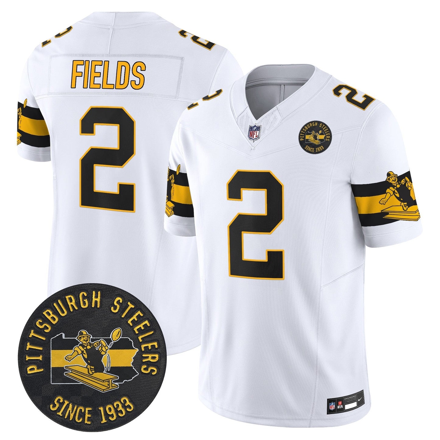 PIT Throwback 1933 Patch Vapor Limited Jersey - All Stitched