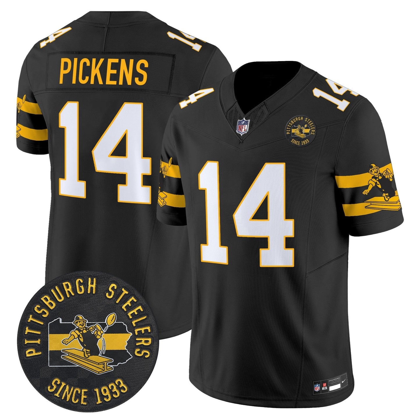 PIT Throwback 1933 Patch Vapor Limited Jersey - All Stitched