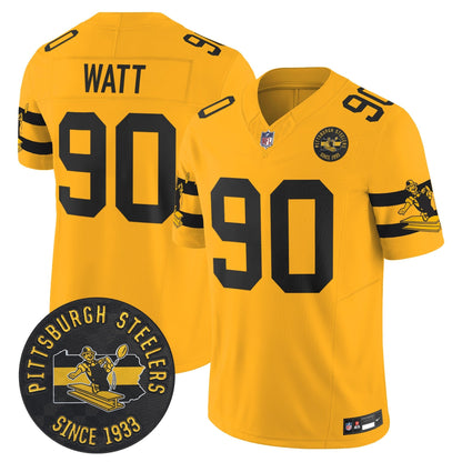 PIT Throwback 1933 Patch Vapor Limited Jersey - All Stitched