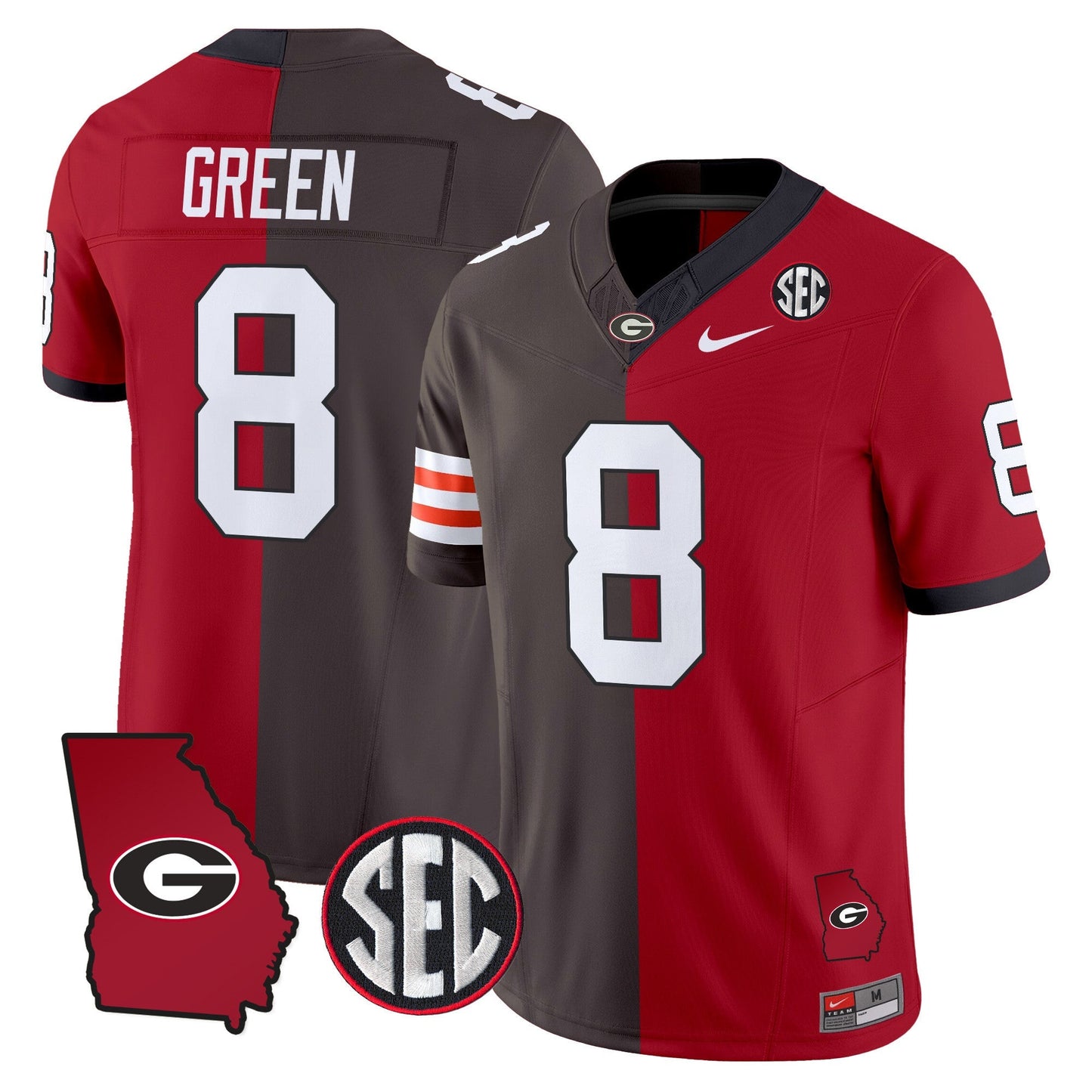 UGA Split Vapor Limited Jersey - All Stitched