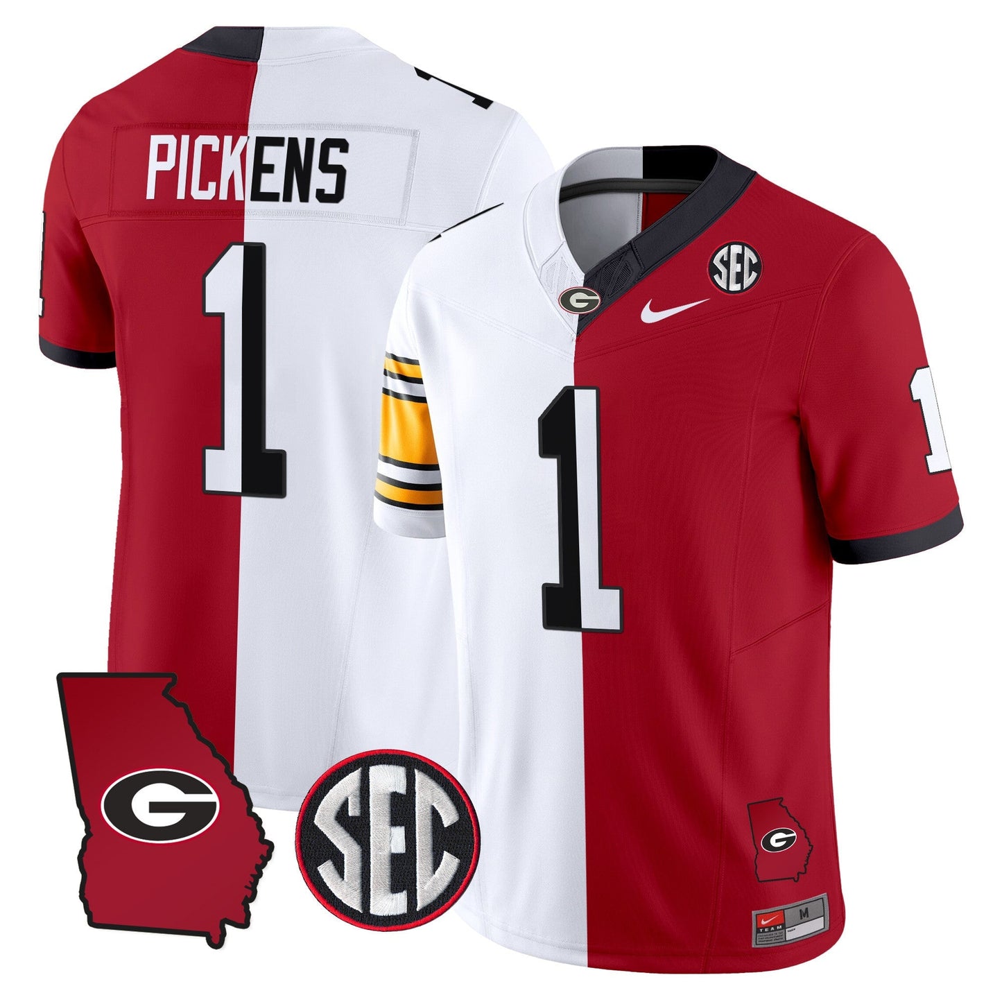 UGA Split Vapor Limited Jersey - All Stitched