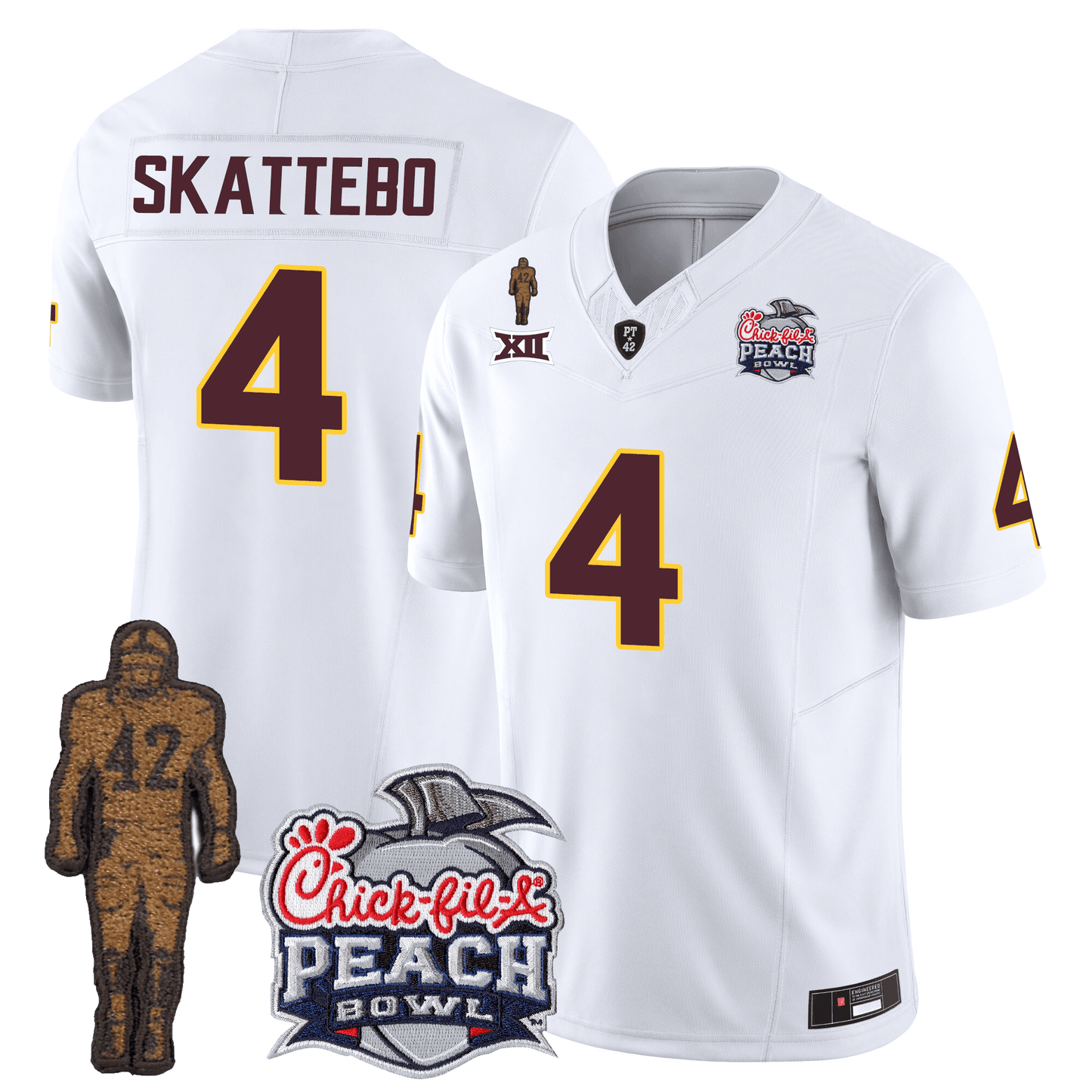 Arizona Sun Devils Football 24/25 Jersey - Peach Bowl Patch