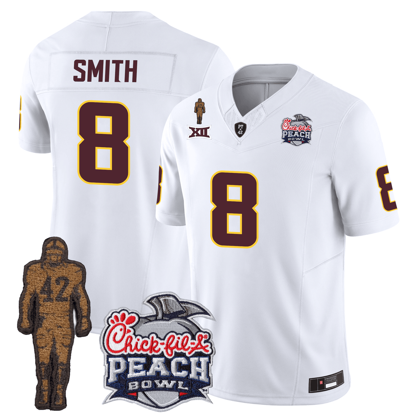 Arizona Sun Devils Football 24/25 Jersey - Peach Bowl Patch