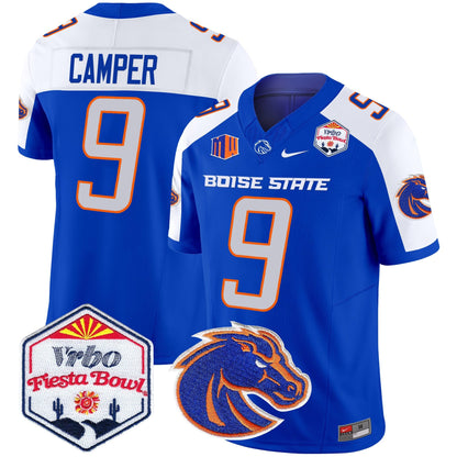 Boise State Broncos 2024 The Fiesta Bowl Patch Vapor Limited Jersey - All Stitched