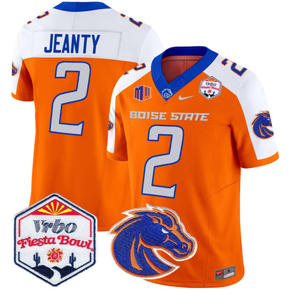 Boise State Broncos 2024 The Fiesta Bowl Patch Vapor Limited Jersey - All Stitched