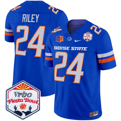 Boise State Broncos 2024 The Fiesta Bowl Patch Vapor Limited Jersey - All Stitched