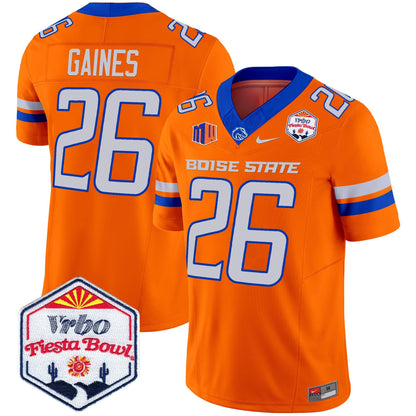 Boise State Broncos 2024 The Fiesta Bowl Patch Vapor Limited Jersey - All Stitched