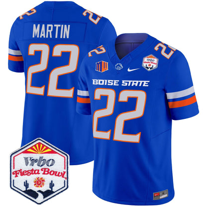 Boise State Broncos 2024 The Fiesta Bowl Patch Vapor Limited Jersey - All Stitched