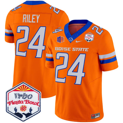 Boise State Broncos 2024 The Fiesta Bowl Patch Vapor Limited Jersey - All Stitched