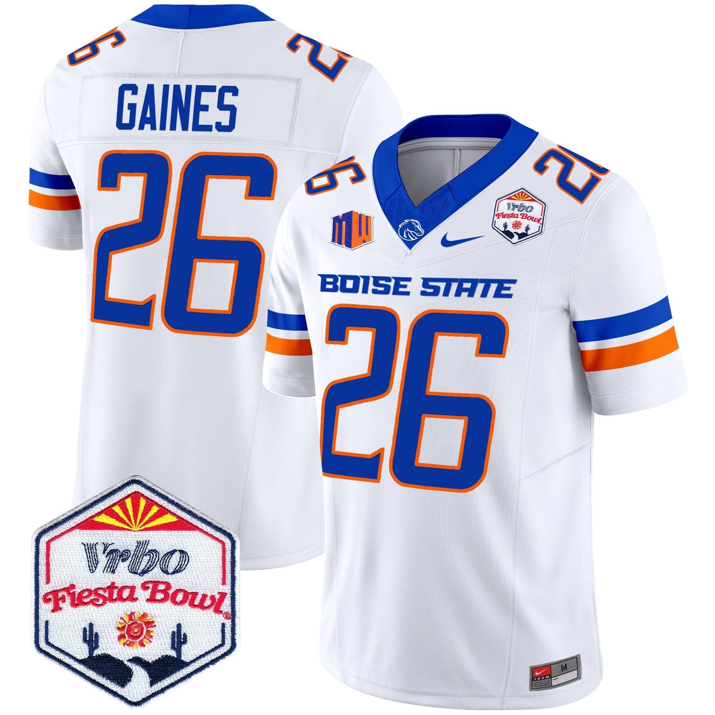 Boise State Broncos 2024 The Fiesta Bowl Patch Vapor Limited Jersey - All Stitched