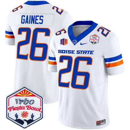Boise State Broncos 2024 The Fiesta Bowl Patch Vapor Limited Jersey - All Stitched