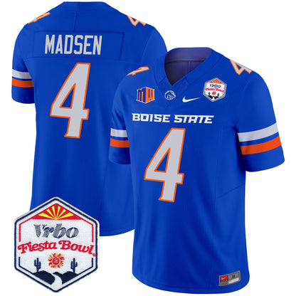 Boise State Broncos 2024 The Fiesta Bowl Patch Vapor Limited Jersey - All Stitched