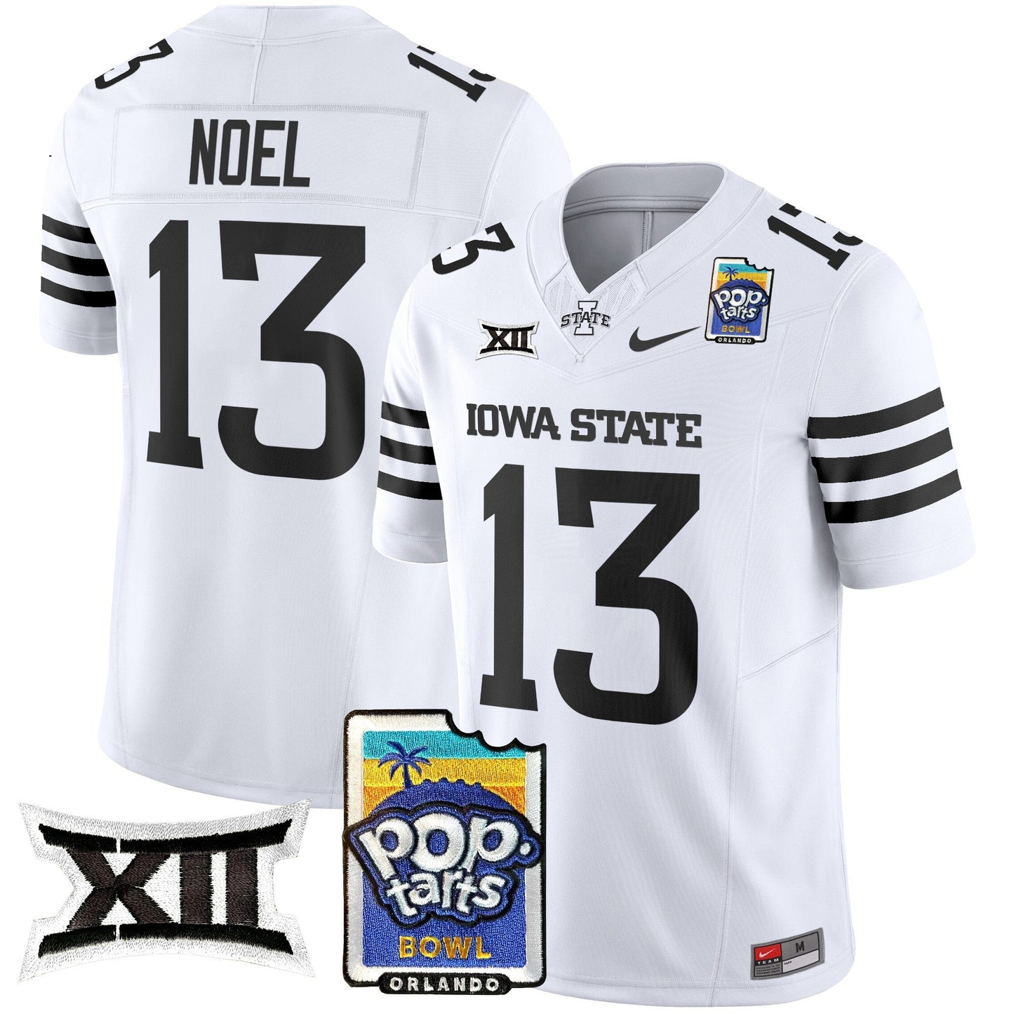 Iowa State Cyclones 2025 PopTarts Bowl Patch Vapor Limited Jersey - All Stitched