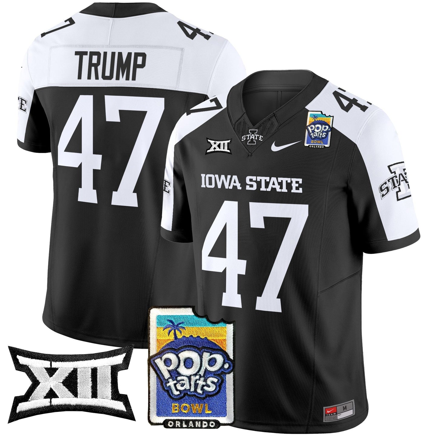 Iowa State Cyclones 2025 PopTarts Bowl Patch Vapor Limited Jersey - All Stitched