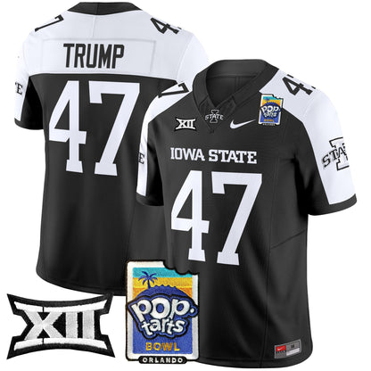 Iowa State Cyclones 2025 PopTarts Bowl Patch Vapor Limited Jersey - All Stitched