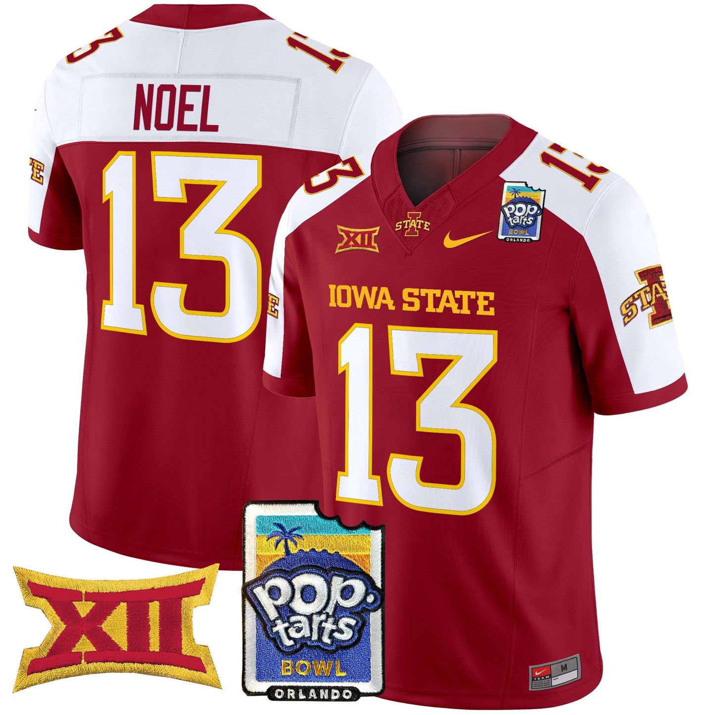 Iowa State Cyclones 2025 PopTarts Bowl Patch Vapor Limited Jersey - All Stitched