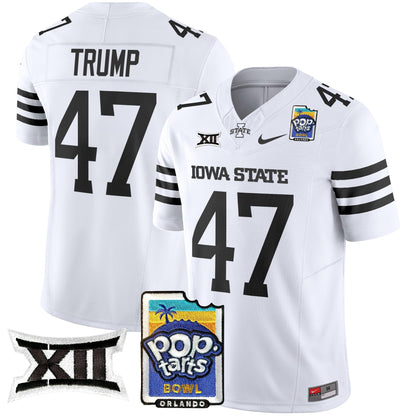 Iowa State Cyclones 2025 PopTarts Bowl Patch Vapor Limited Jersey - All Stitched