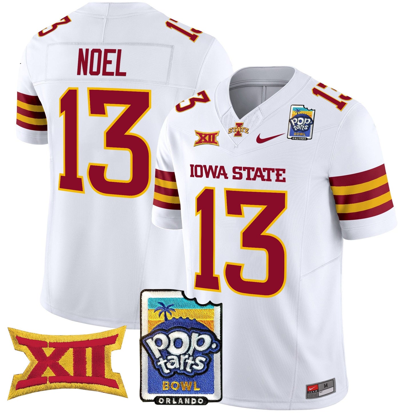 Iowa State Cyclones 2025 PopTarts Bowl Patch Vapor Limited Jersey - All Stitched
