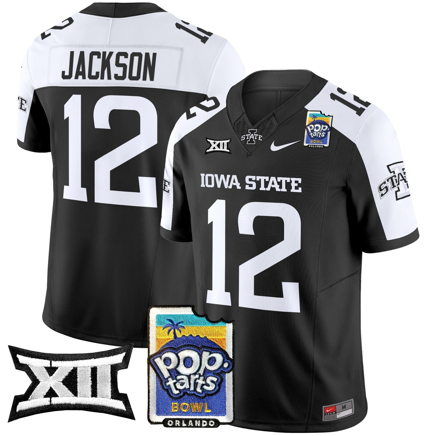 Iowa State Cyclones 2025 PopTarts Bowl Patch Vapor Limited Jersey - All Stitched