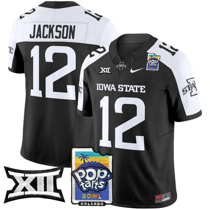 Iowa State Cyclones 2025 PopTarts Bowl Patch Vapor Limited Jersey - All Stitched