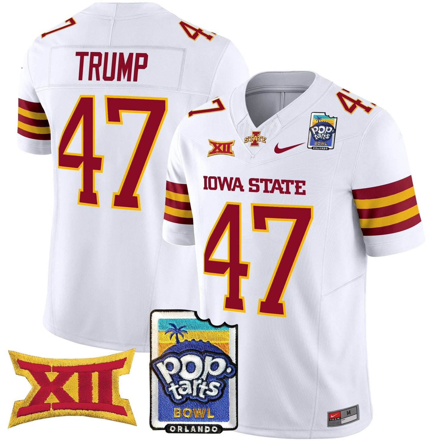 Iowa State Cyclones 2025 PopTarts Bowl Patch Vapor Limited Jersey - All Stitched