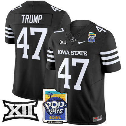 Iowa State Cyclones 2025 PopTarts Bowl Patch Vapor Limited Jersey - All Stitched