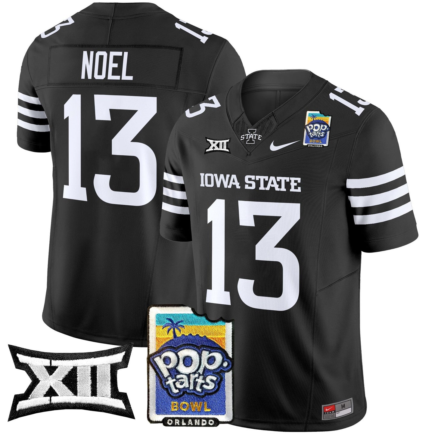Iowa State Cyclones 2025 PopTarts Bowl Patch Vapor Limited Jersey - All Stitched