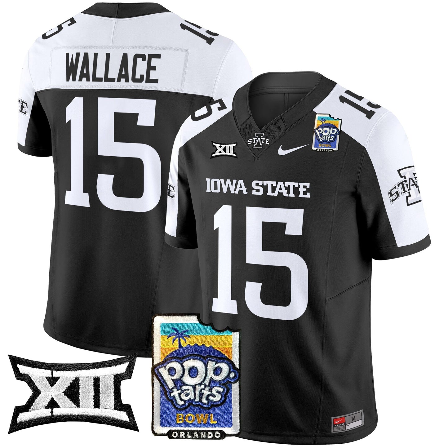 Iowa State Cyclones 2025 PopTarts Bowl Patch Vapor Limited Jersey - All Stitched