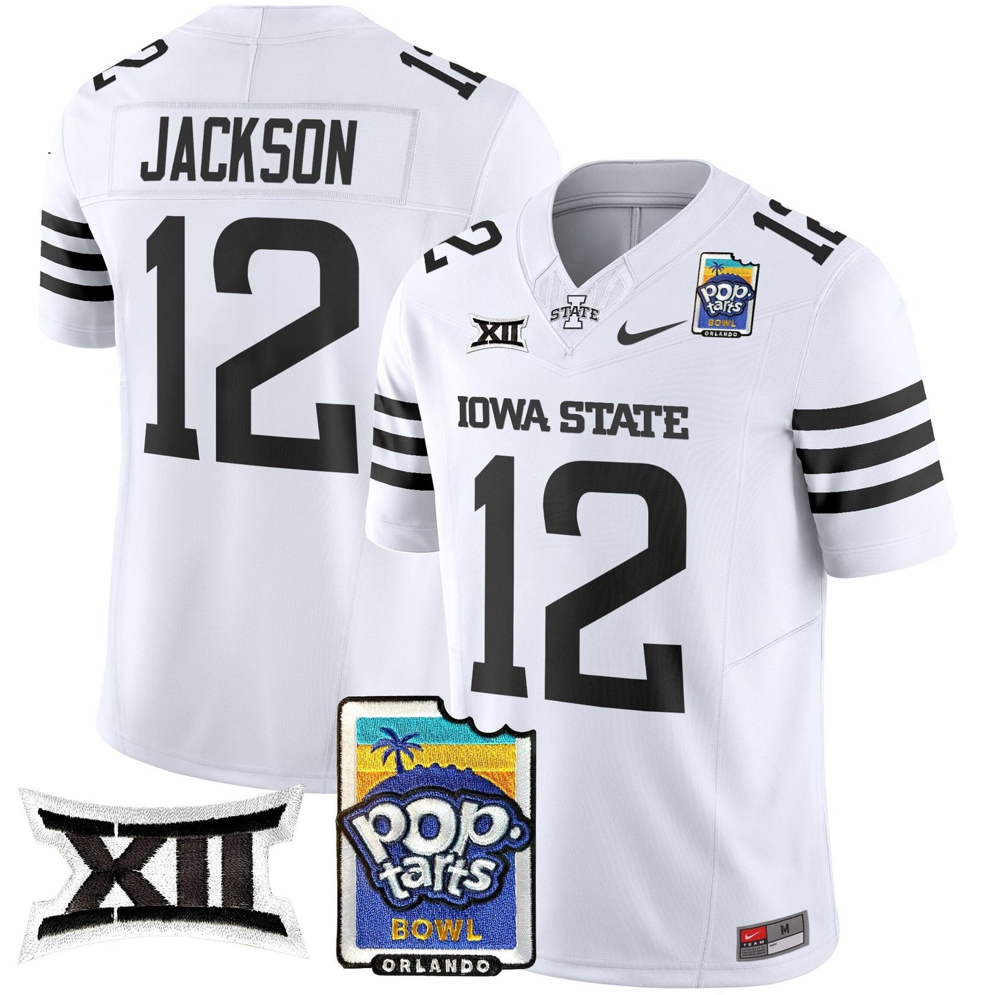 Iowa State Cyclones 2025 PopTarts Bowl Patch Vapor Limited Jersey - All Stitched