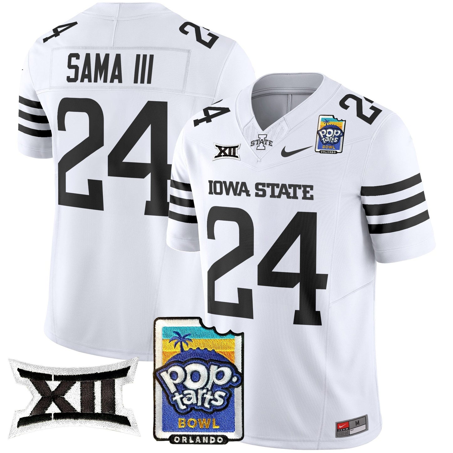 Iowa State Cyclones 2025 PopTarts Bowl Patch Vapor Limited Jersey - All Stitched