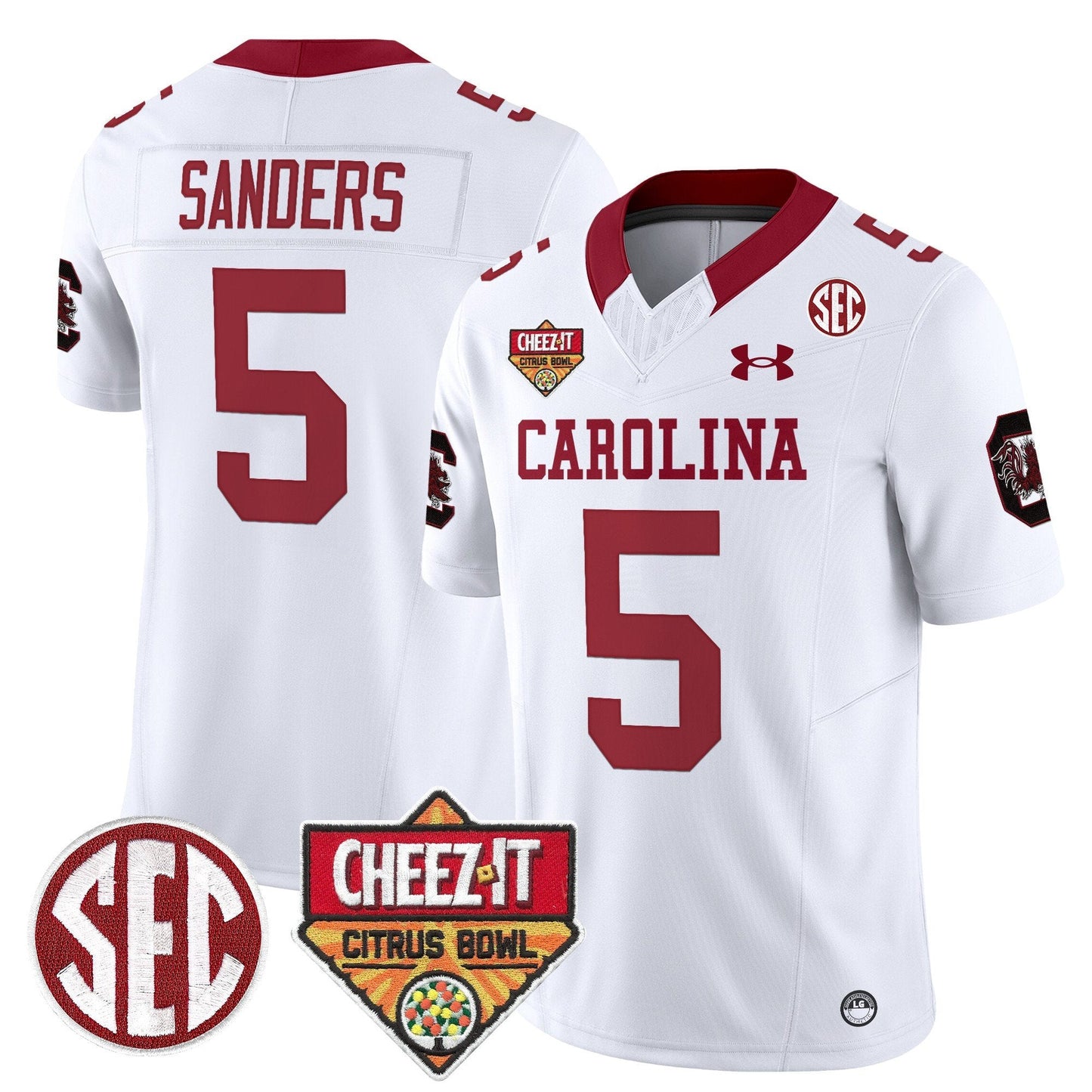 SCAR 1980 Throwback Cheez-It Citrus Bowl Patch Vapor Limited Jersey - All Stitched