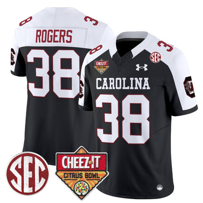 SCAR 1980 Throwback Cheez-It Citrus Bowl Patch Vapor Limited Jersey - All Stitched