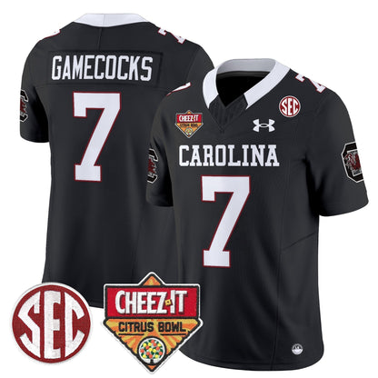 SCAR 1980 Throwback Cheez-It Citrus Bowl Patch Vapor Limited Jersey - All Stitched