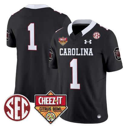SCAR 1980 Throwback Cheez-It Citrus Bowl Patch Vapor Limited Jersey - All Stitched