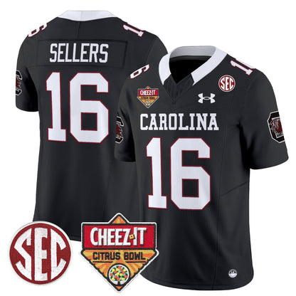 SCAR 1980 Throwback Cheez-It Citrus Bowl Patch Vapor Limited Jersey - All Stitched