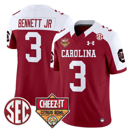 SCAR 1980 Throwback Cheez-It Citrus Bowl Patch Vapor Limited Jersey - All Stitched