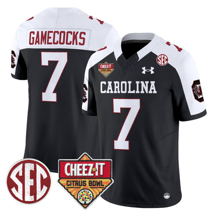 SCAR 1980 Throwback Cheez-It Citrus Bowl Patch Vapor Limited Jersey - All Stitched