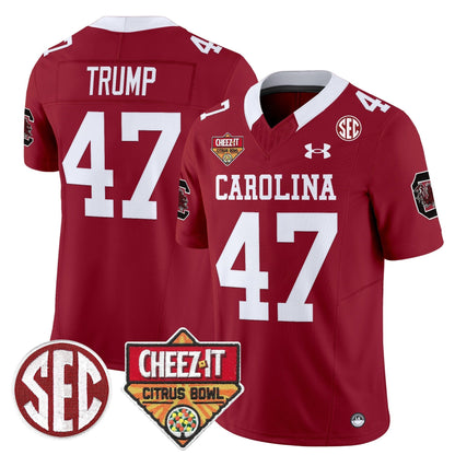 SCAR 1980 Throwback Cheez-It Citrus Bowl Patch Vapor Limited Jersey - All Stitched