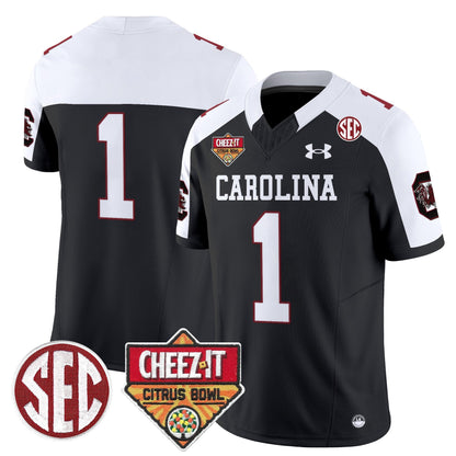 SCAR 1980 Throwback Cheez-It Citrus Bowl Patch Vapor Limited Jersey - All Stitched