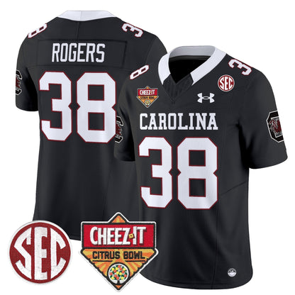 SCAR 1980 Throwback Cheez-It Citrus Bowl Patch Vapor Limited Jersey - All Stitched