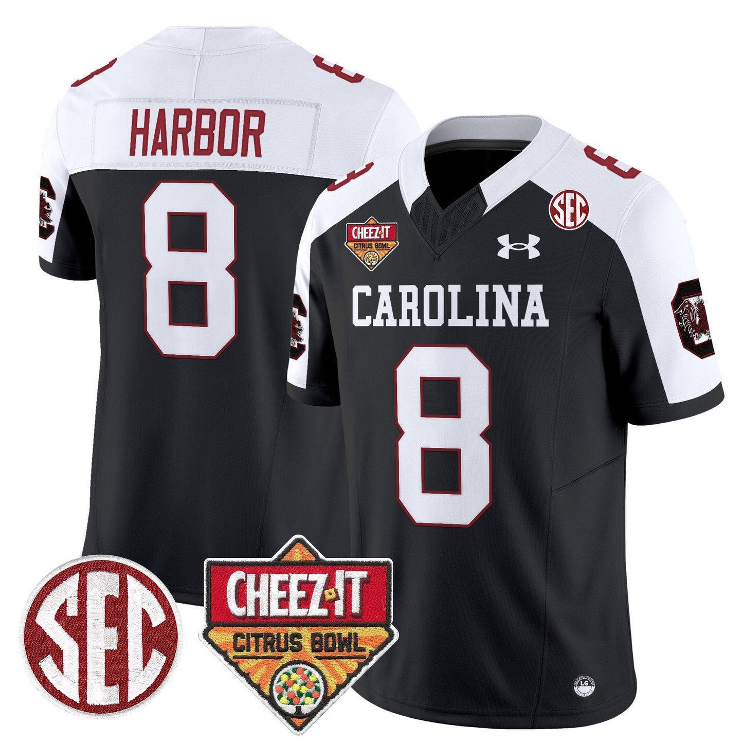 SCAR 1980 Throwback Cheez-It Citrus Bowl Patch Vapor Limited Jersey - All Stitched