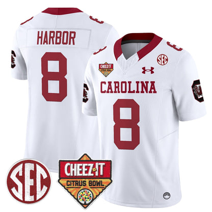 SCAR 1980 Throwback Cheez-It Citrus Bowl Patch Vapor Limited Jersey - All Stitched