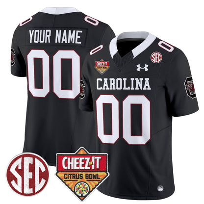 SCAR 1980 Throwback Cheez-It Citrus Bowl Patch Vapor Limited Custom Jersey - All Stitched